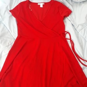 Red dress